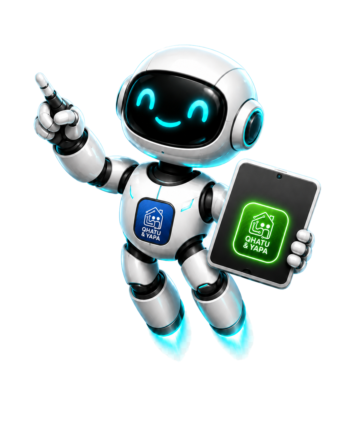 Robot Qhatu & Yapa para compartir el ecosistema